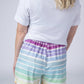 Jamie Shorts - Rainbow Stripes by Michelle Mae