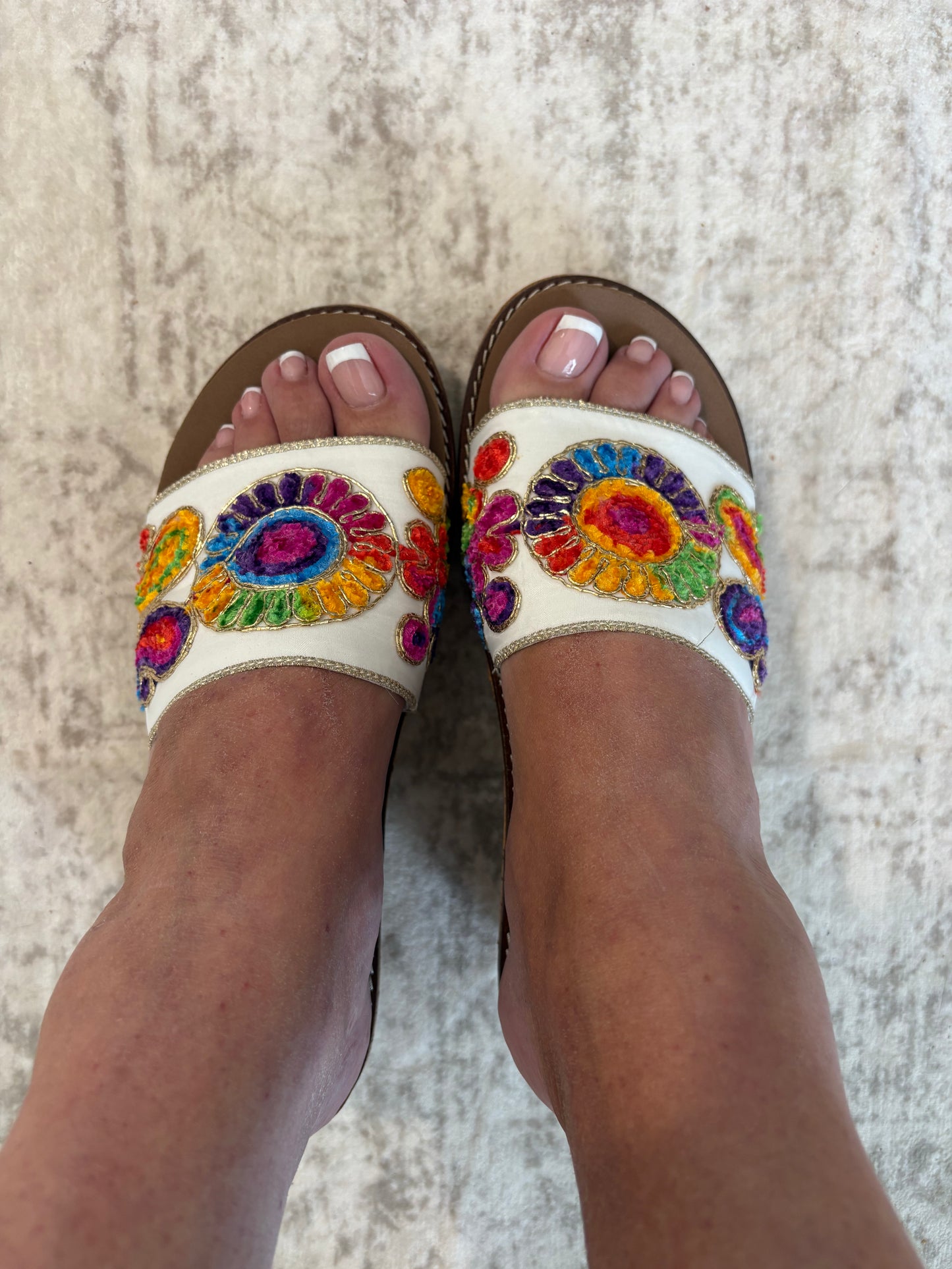 Corky's Red Multi Wanderlust Sandals