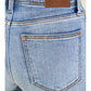 Fray Edge Wide Judy Blue Ankle