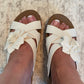 Corky's White Heartbreaker Sandals