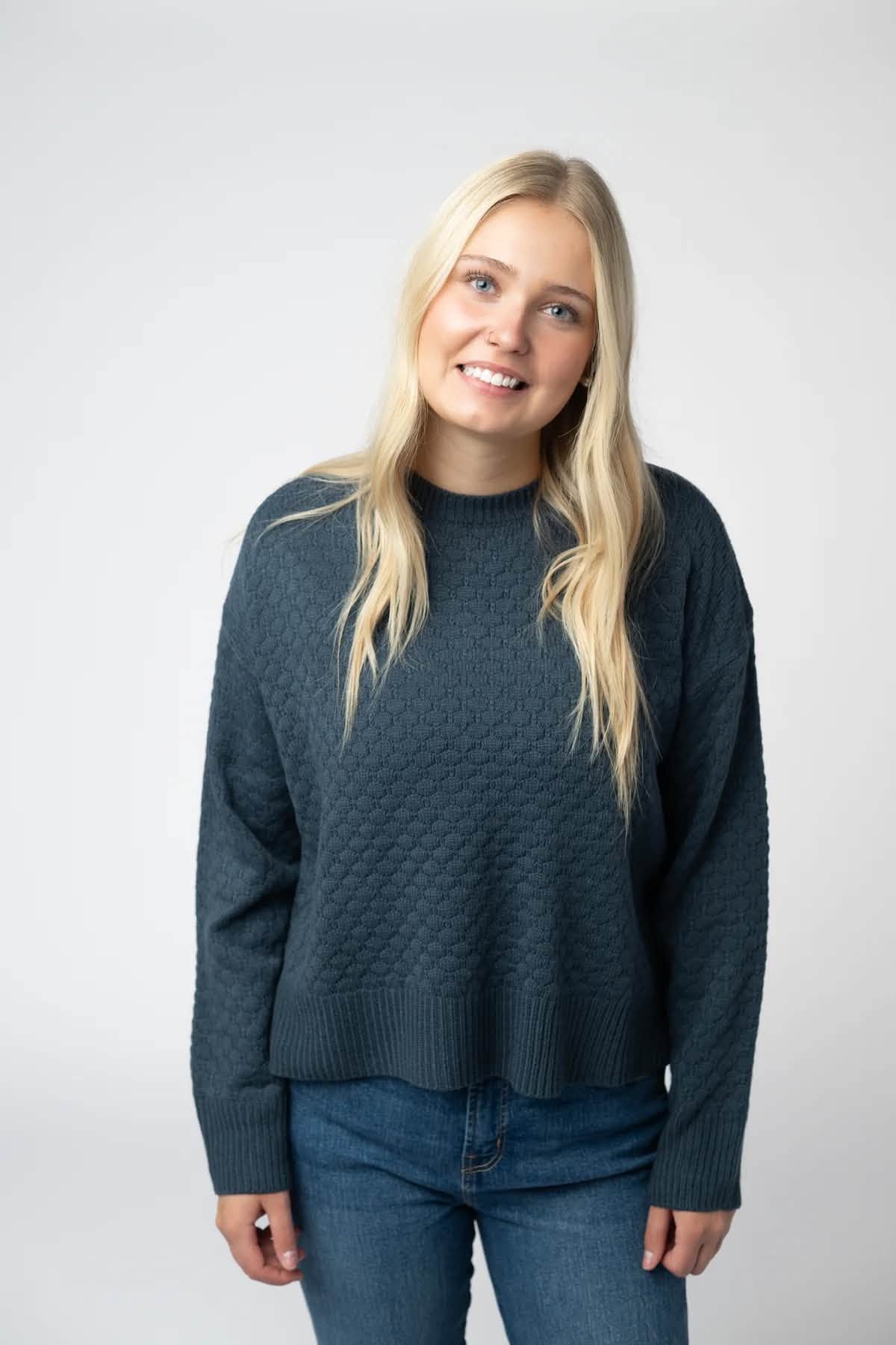 Gianna Pullover Sweater - Teal