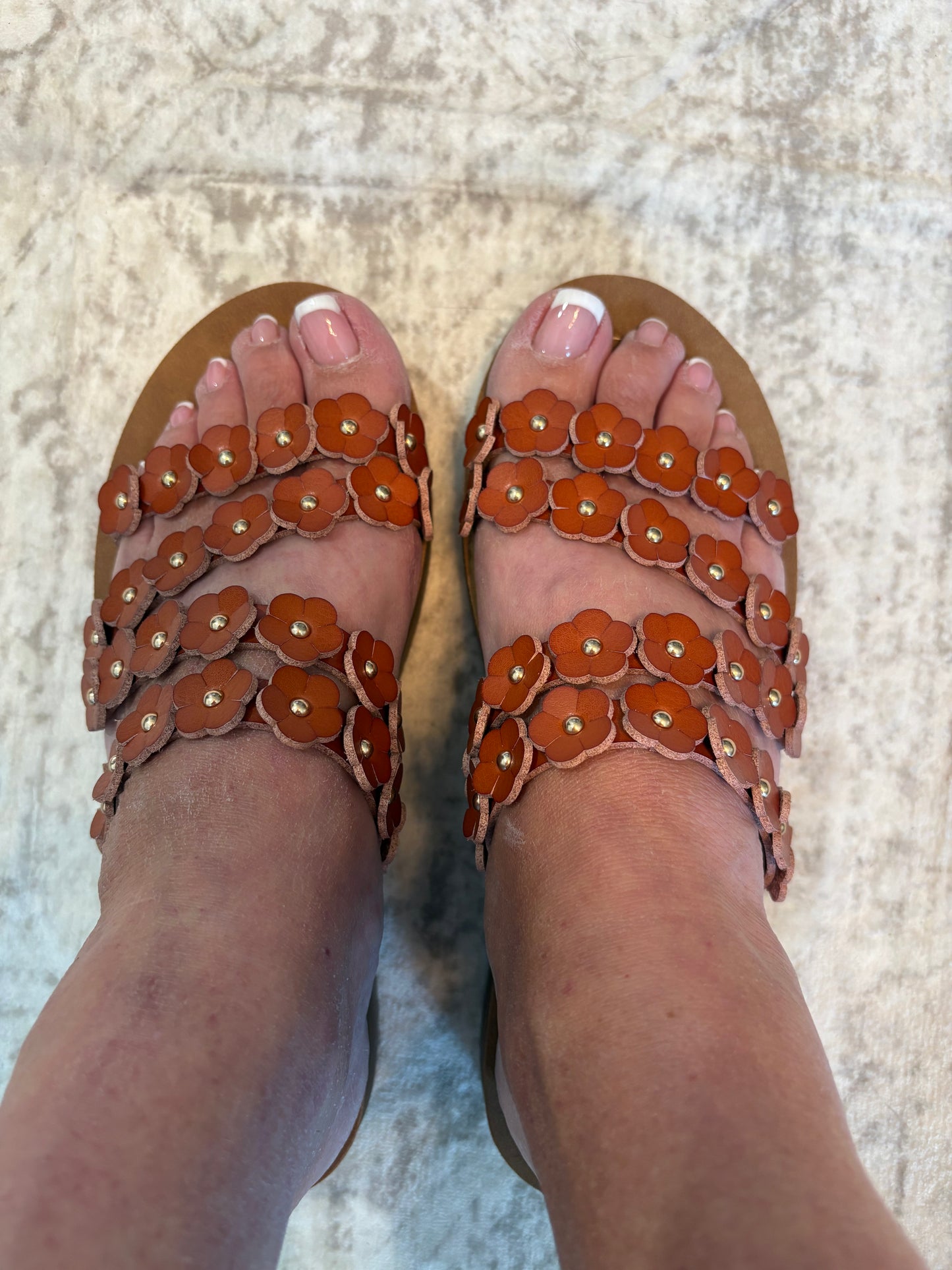 Corky's Cognac Garden Party Sandals