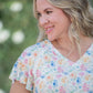 Raelynn V-Neck Top - Petal Gardens