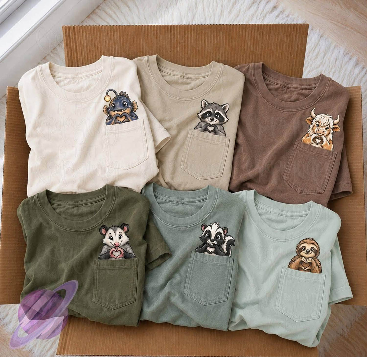 Pocket Peeker Tee's