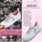 Very G White Glitter Aman Mary's Version Sneakers