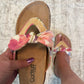 Corky's Floral Never Settle Sandals