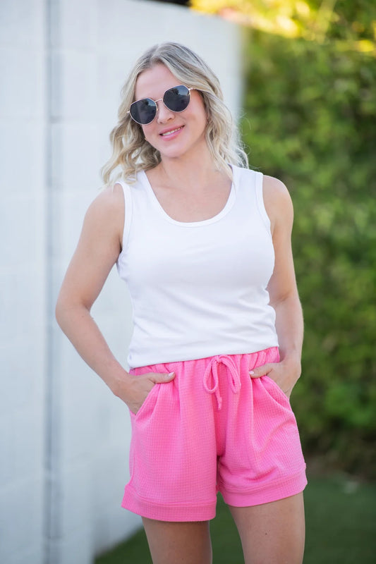 Weslie Waffle Shorts