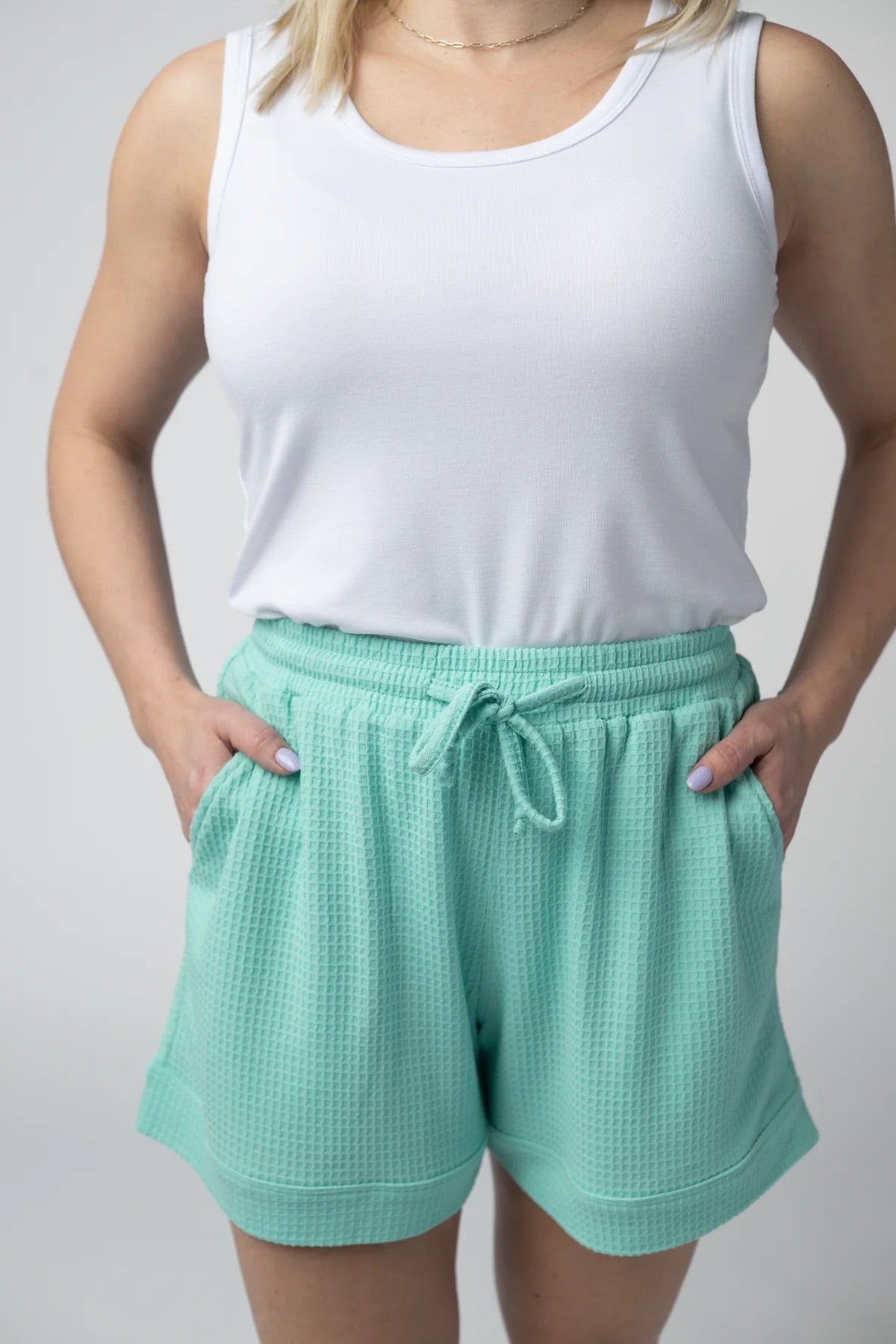 Weslie Waffle Shorts