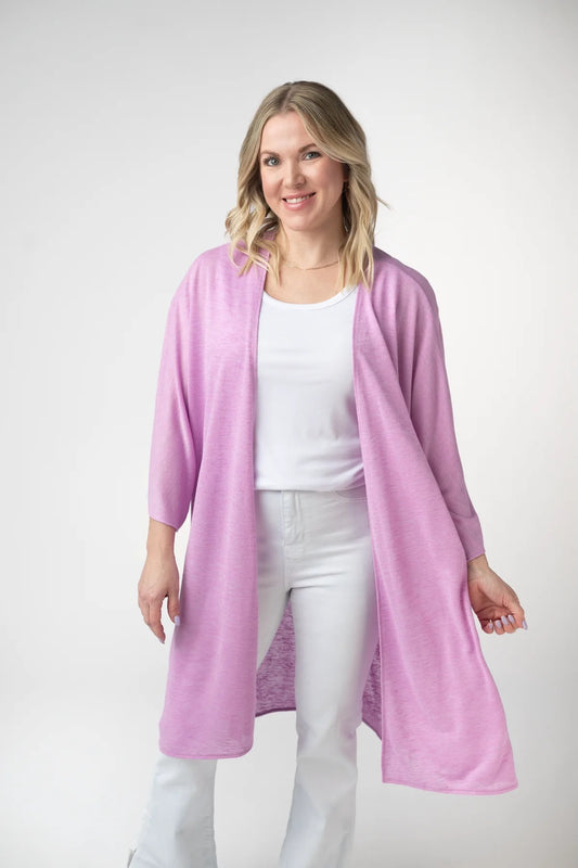 Ellie Cover-Up Kimono - Lilac FINAL SALE