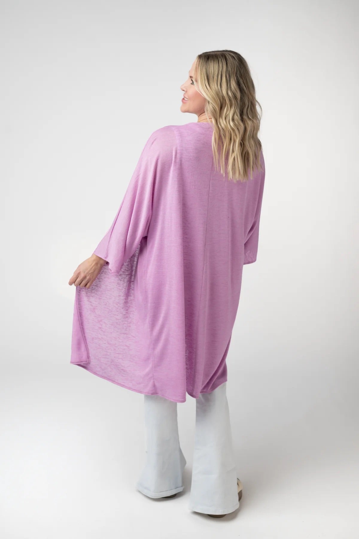 Ellie Cover-Up Kimono - Lilac FINAL SALE