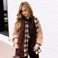 Luxe Pashmina Scarf- Chocolate Brown