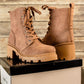 Virgina Lace Up Bootie