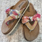 Corky's Floral Never Settle Sandals
