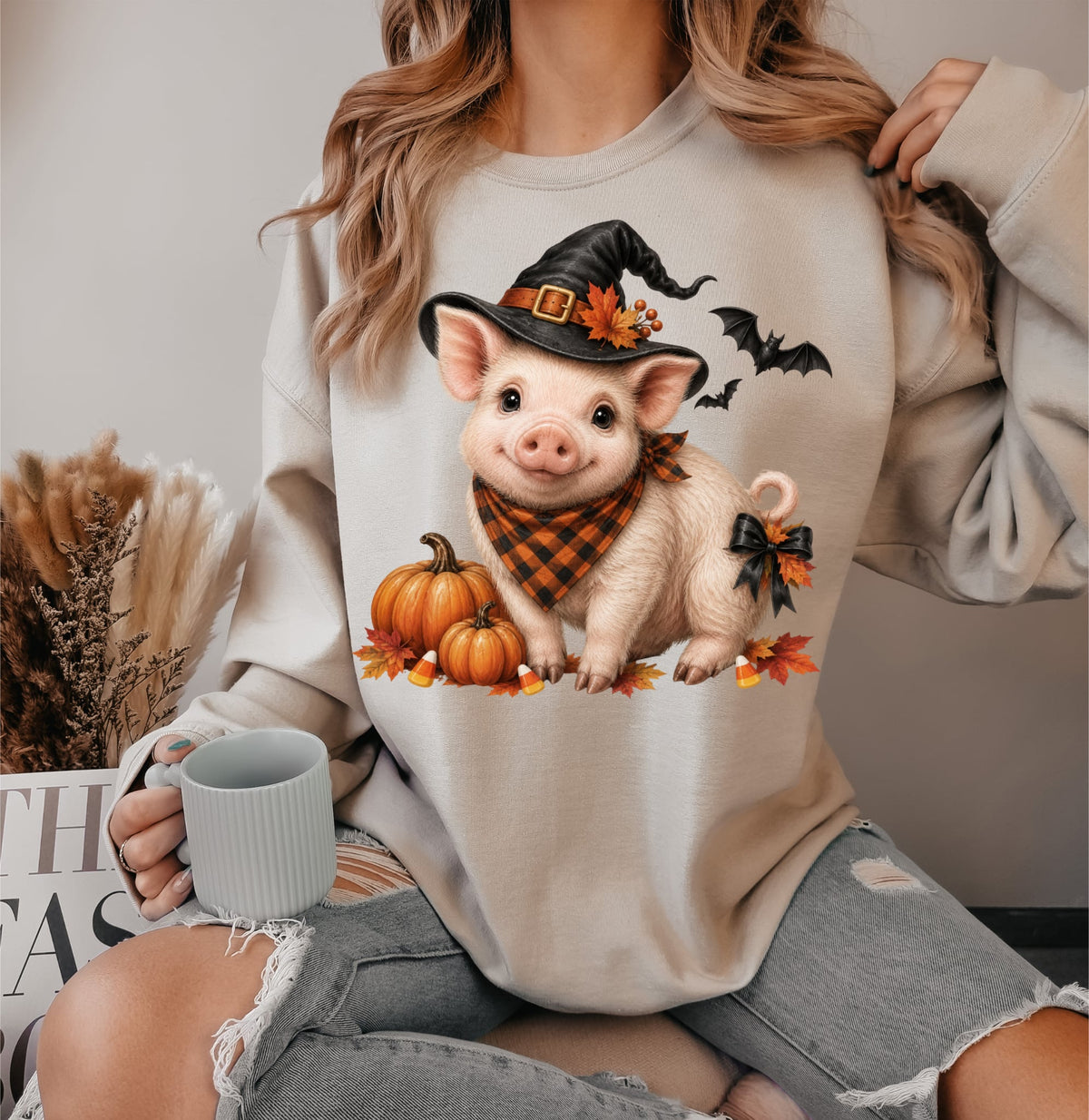 Autumn Pig Sweatshirt