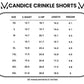 Candice Crinkle Shorts - Light Green