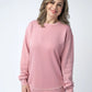 Vintage Wash Pullover - Dusty Pink