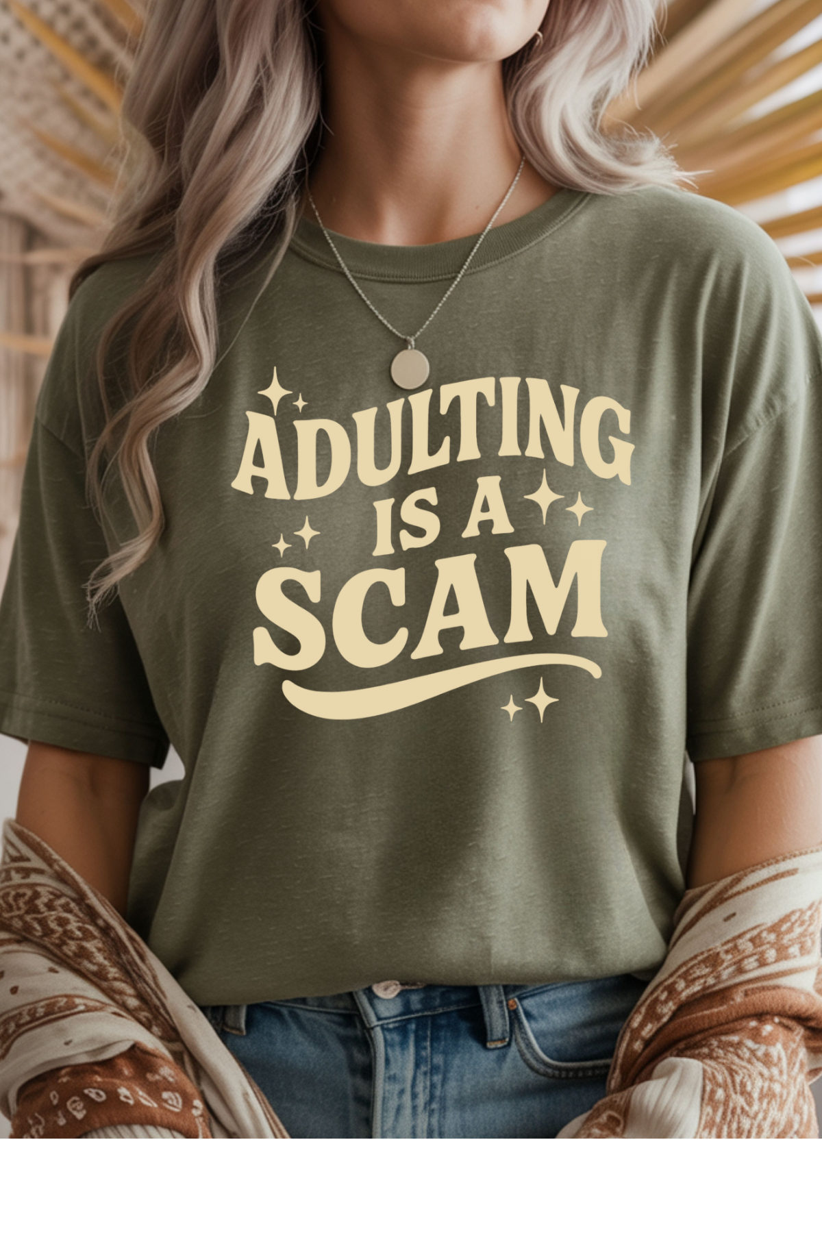 Adulting is a Scam Graphic Tee