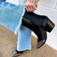Rhonda Rhinestoone Boot in Black