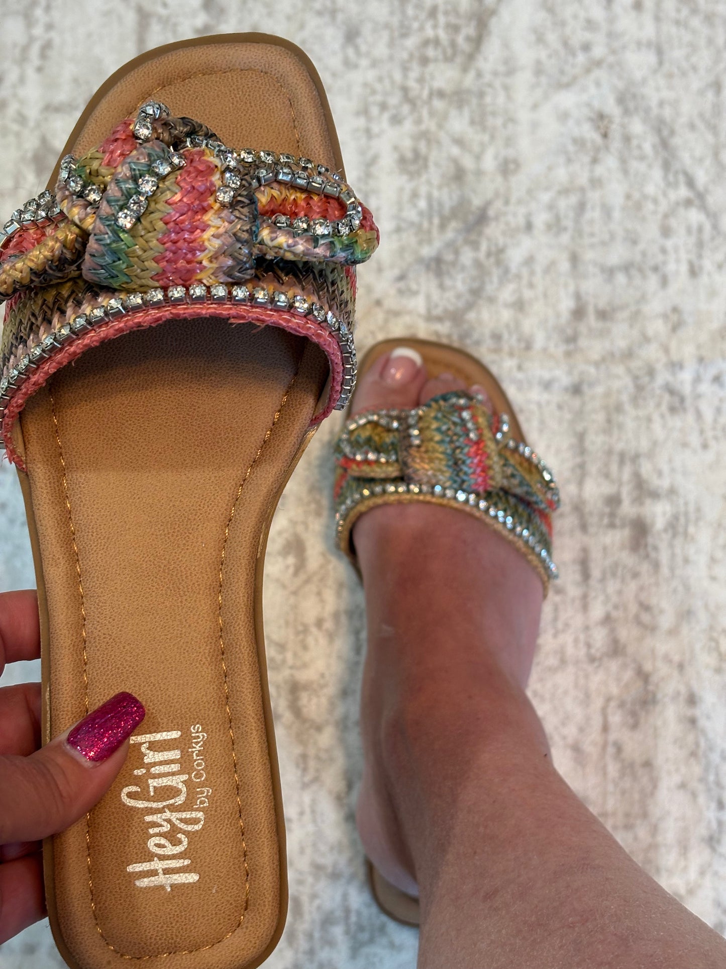 Corky's Fuchsia Multi You Wish Sandals
