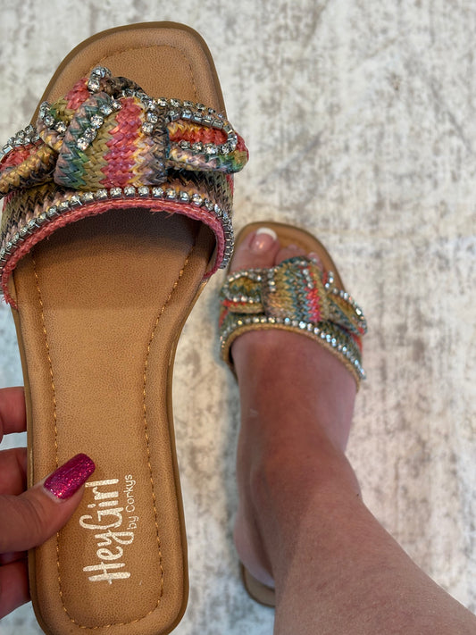 Corky's Fuchsia Multi You Wish Sandals