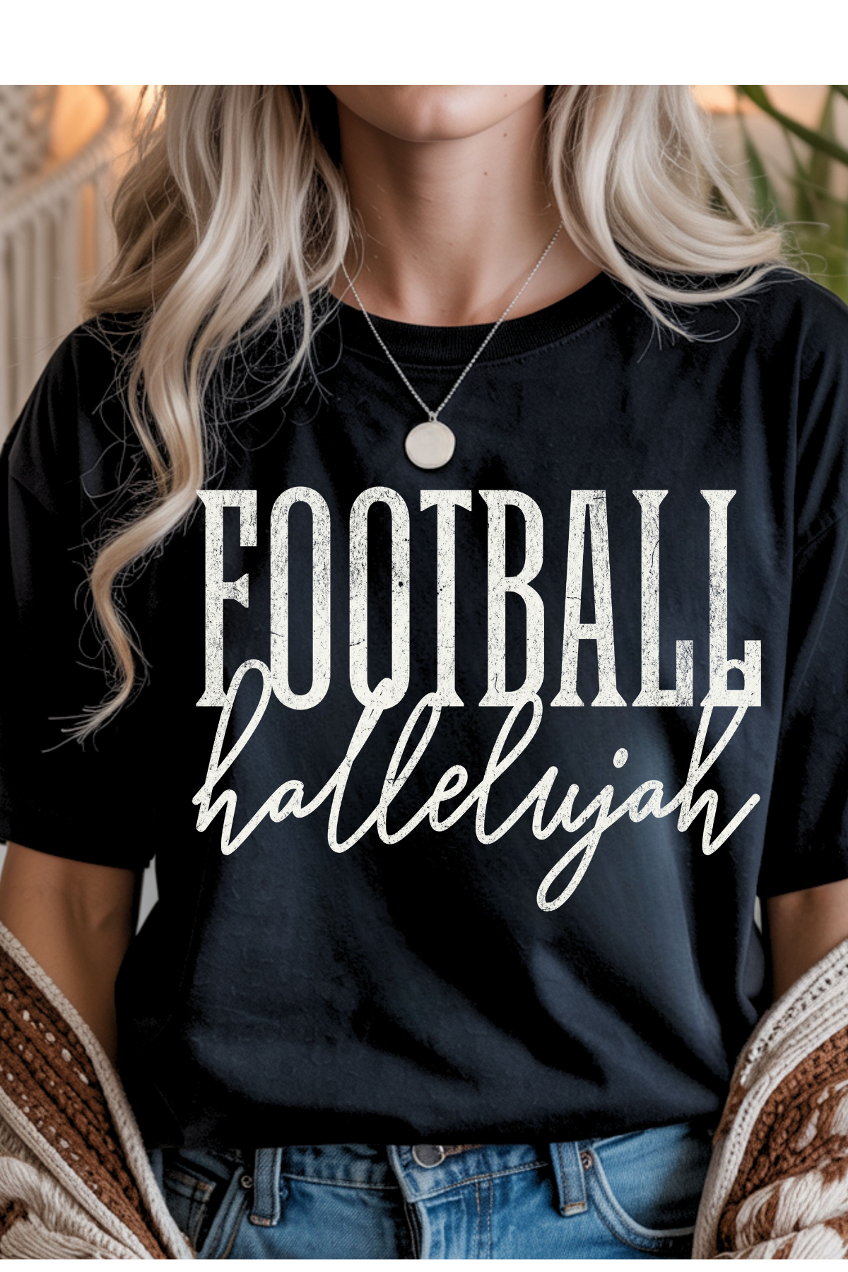 Football Hallelujah Graphic Tee