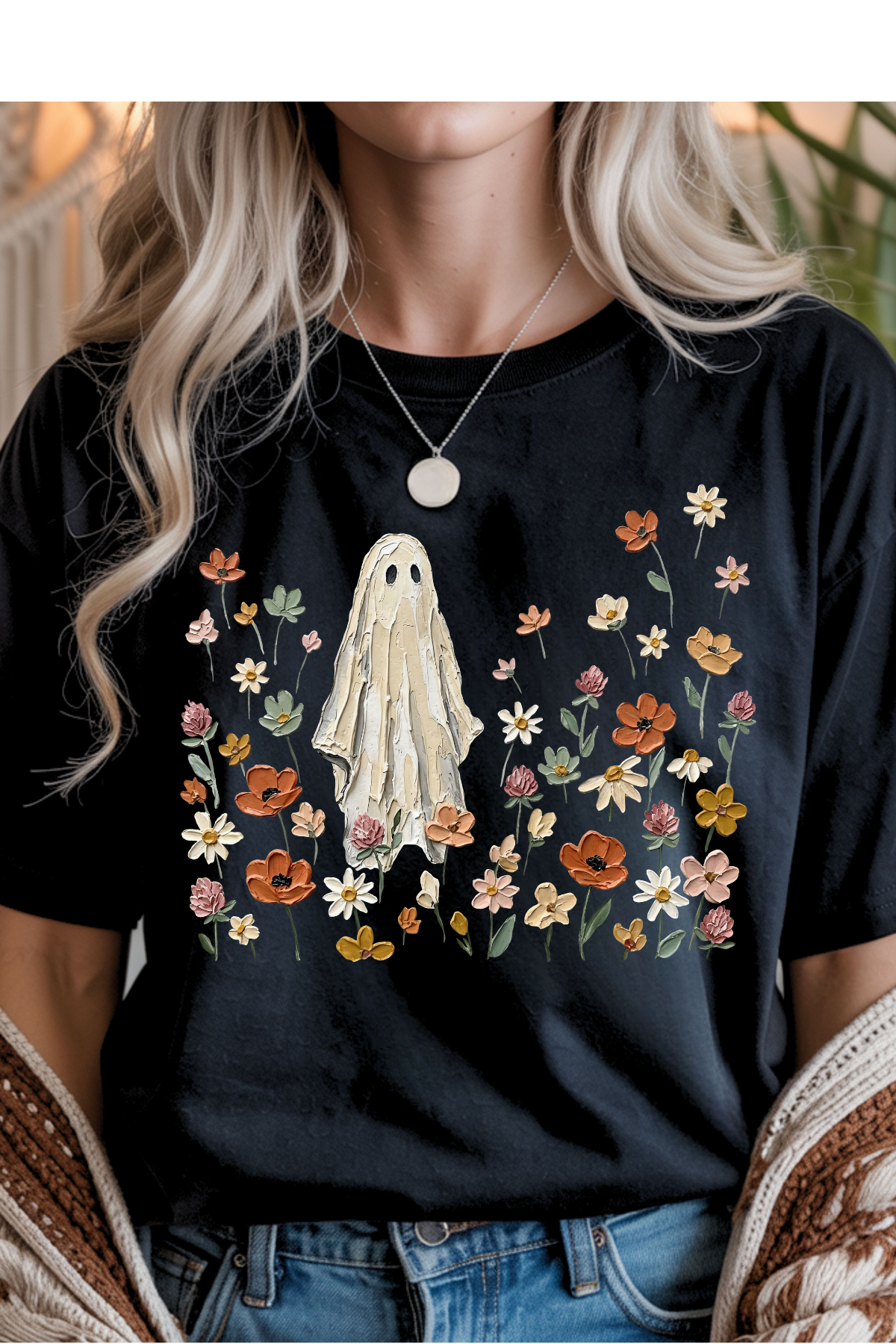 Floral Ghosts Graphic Tee