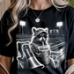 Raccoon Football Graphic Tee