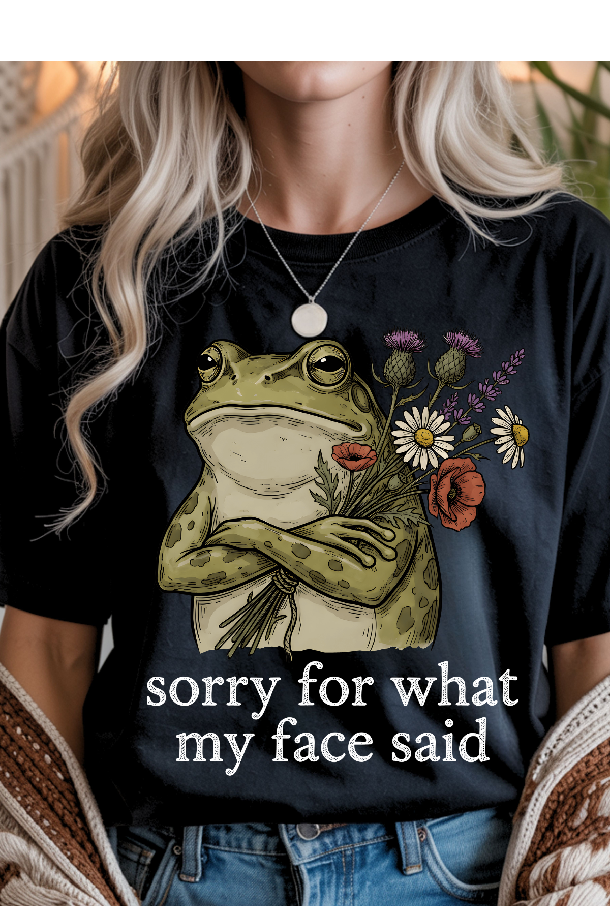 Sorry For What My Face Said Graphic Tee