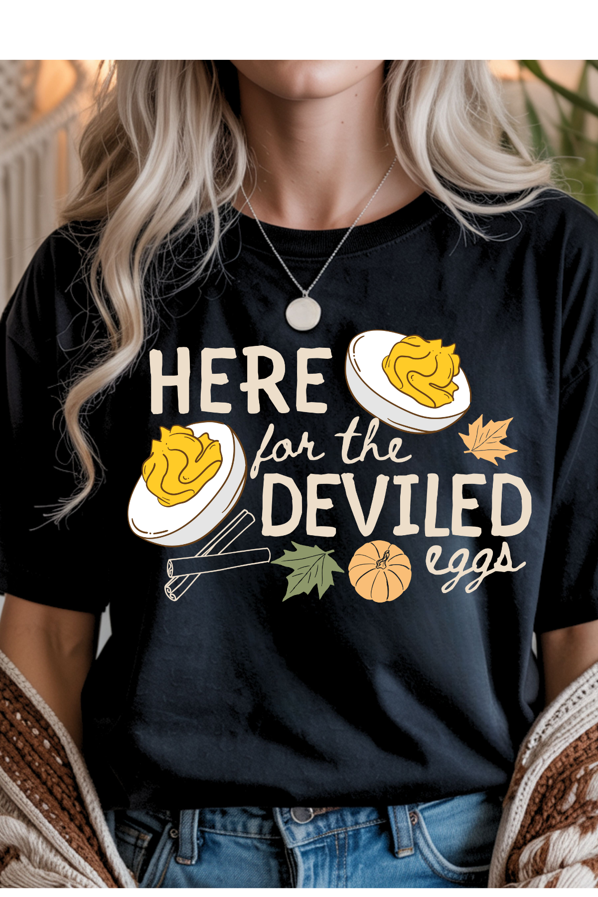 Here For The Eggs Graphic Tee