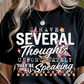 Several Thoughts Graphic Tee