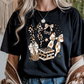 Books Bows Coffee Graphic Tee