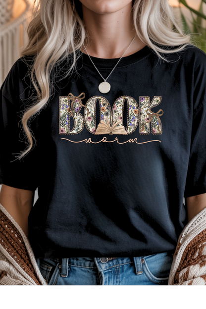 Book Worm Graphic Tee