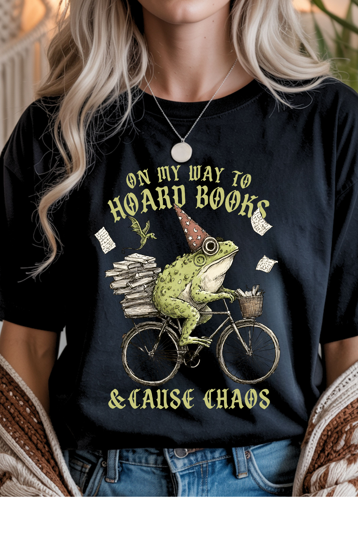 Hoard Books, Cause Chaos Graphic Tee