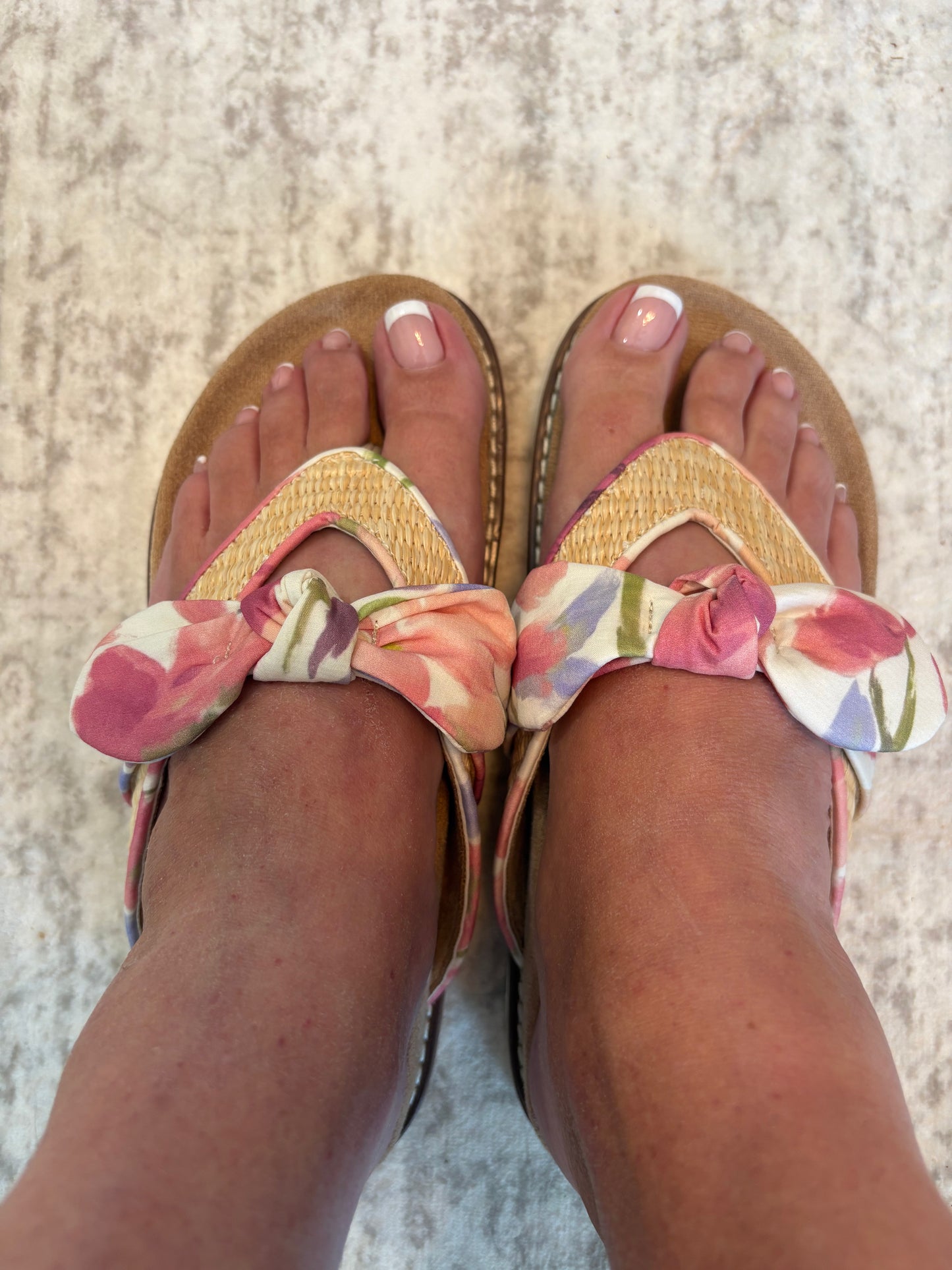 Corky's Floral Never Settle Sandals