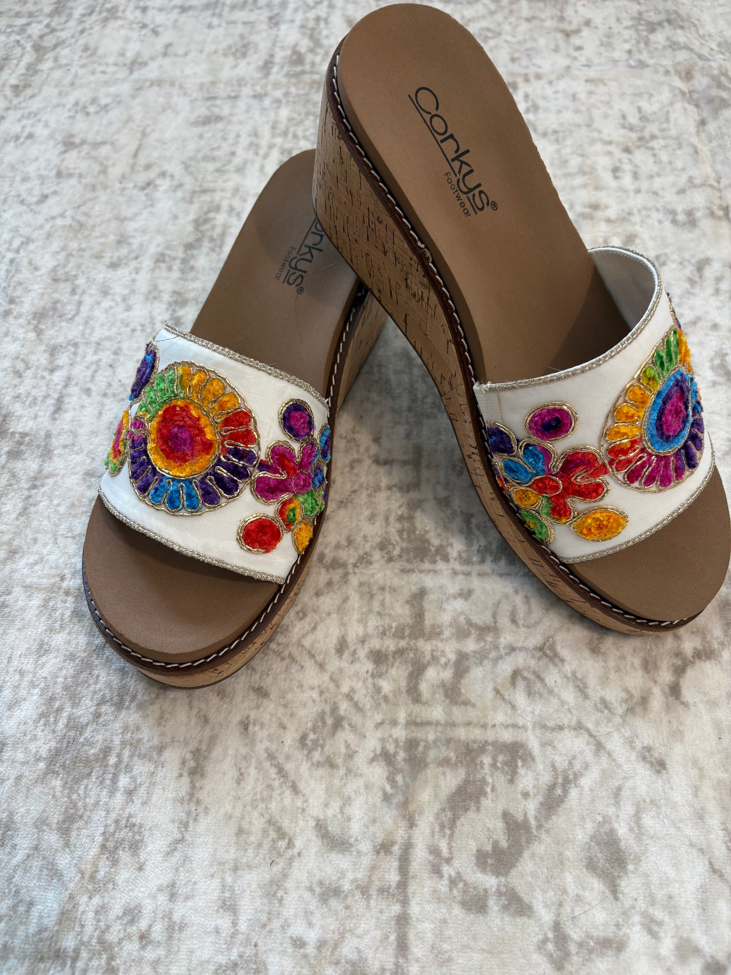 Corky's Red Multi Wanderlust Sandals