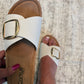 Corky's Ivory Road Trip Sandals