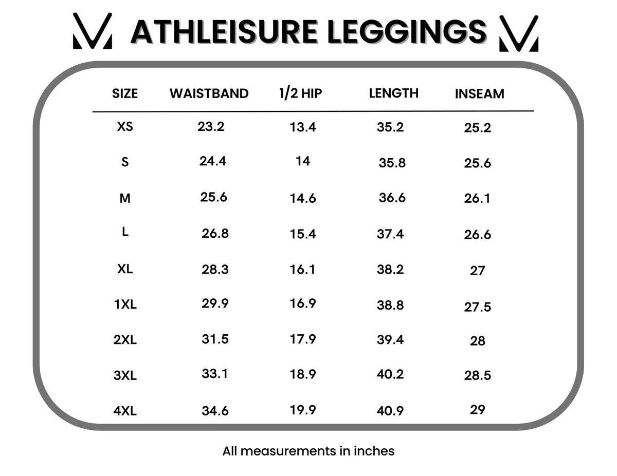 Athleisure Leggings - Black by Michelle Mae
