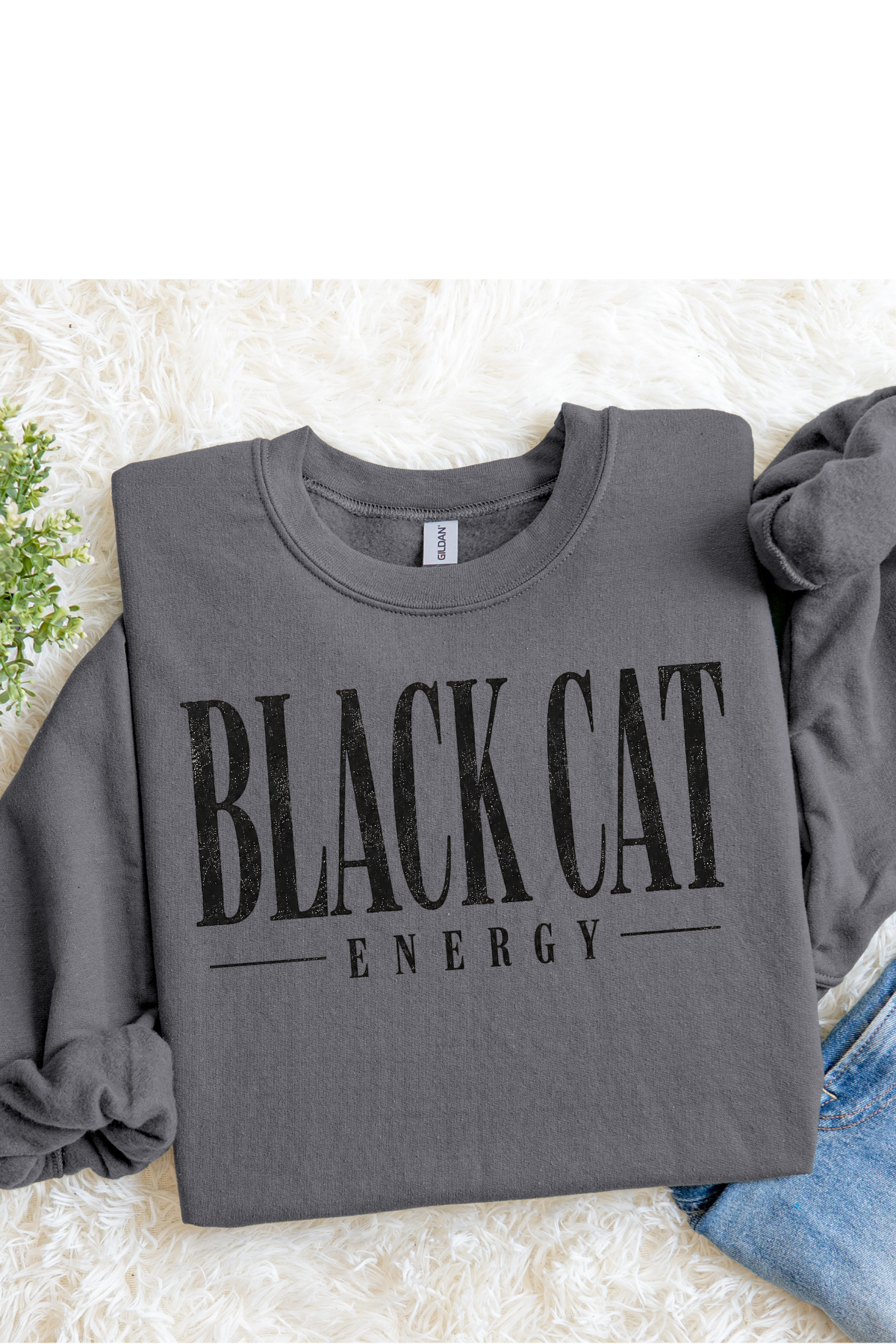 Black Cat Energy Graphic Tee