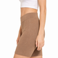 Soft Mocha Basic Bike Shorts