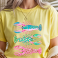 Pastel Lobsters Graphic Tee