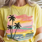 Tropical Sunset Graphic Tee