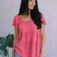 Crimson Tides - Tiered Top