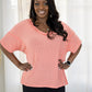 Cute In Coral - Short Sleeve