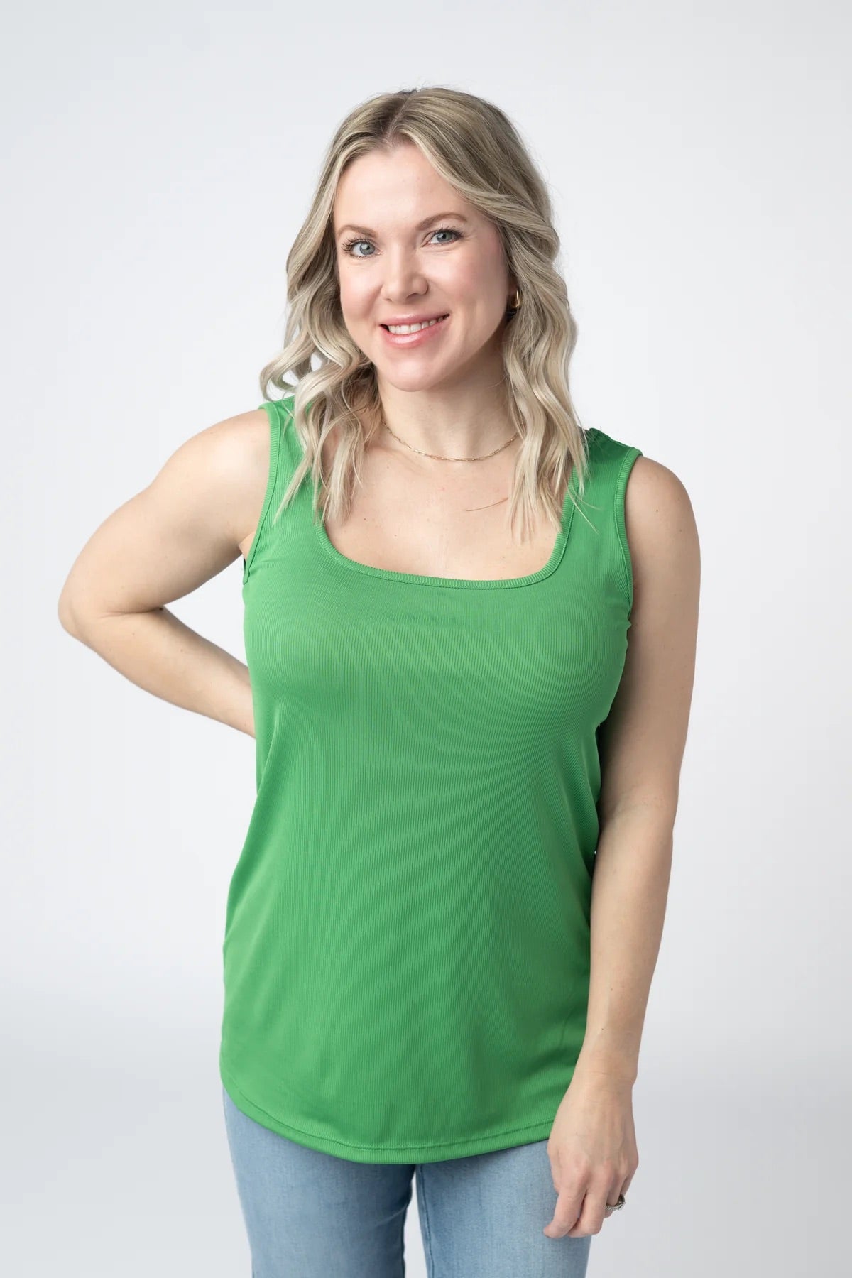 Rachel Ribbed Tank by Michelle Mae