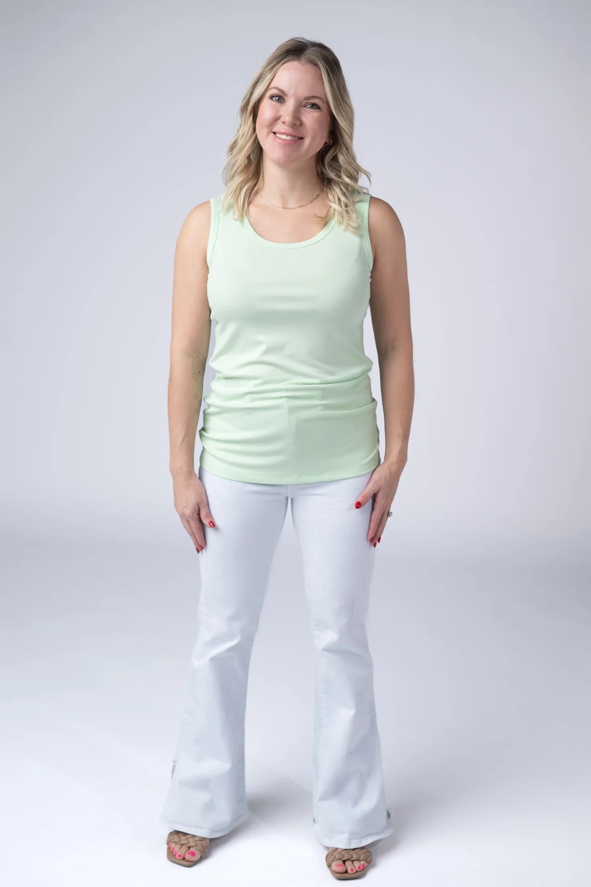 Noelle Tank - Lime