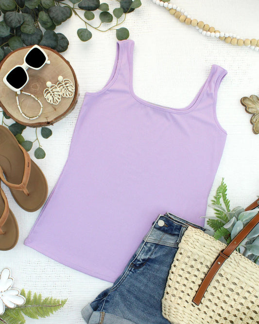 Rachel Ribbed Tank by Michelle Mae