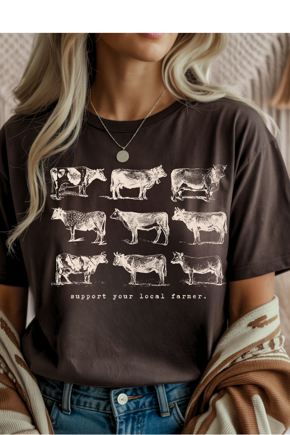 Support Your Local Farmer Graphic Tee