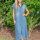 Deep Tide Maxi Dress