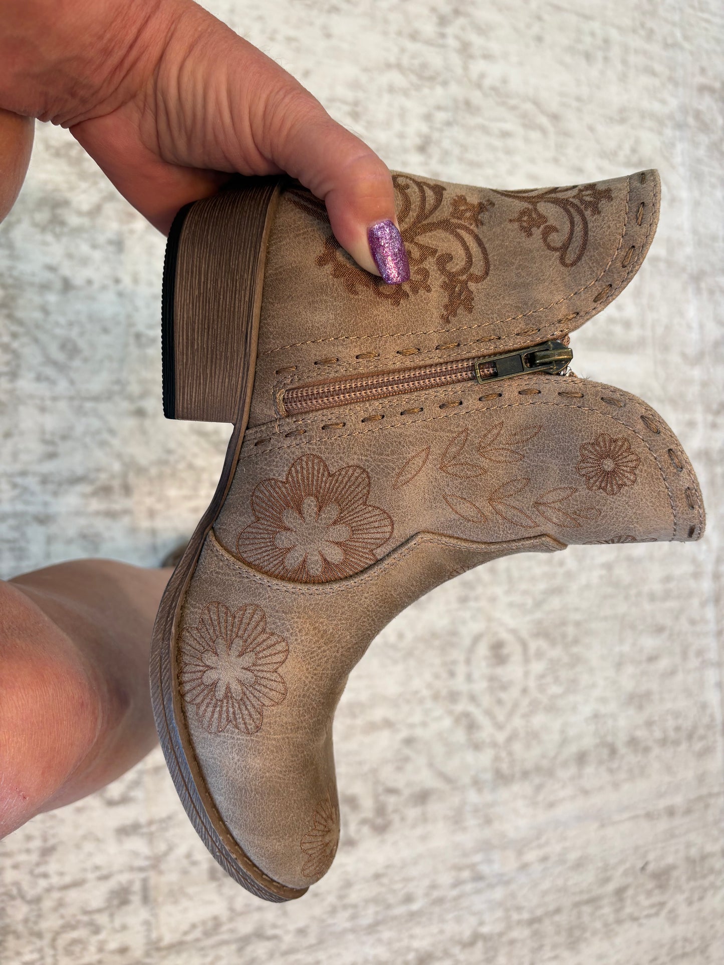 Very G Drift Bootie in Tan