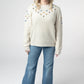 Micro Flower Sweater - Ivory